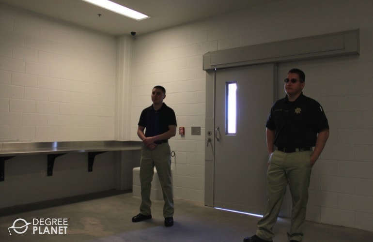 correction officers guarding correctional facility