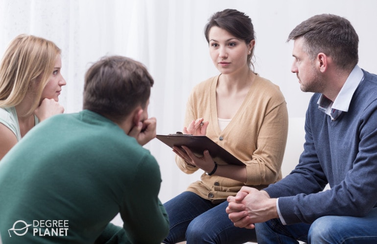 Behavior Analyst conducting group therapy