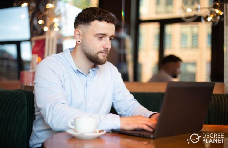 Man taking Online Pre-Occupational Therapy