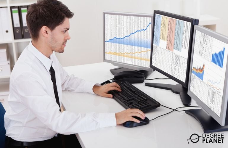 Data Analyst analyzing statistical results